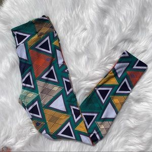 LuLaRoe Geometric Print Leggings One Size